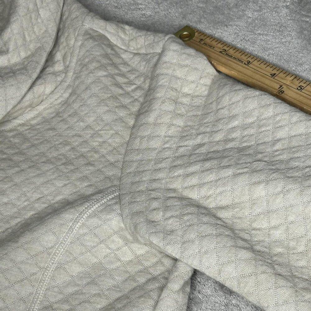 Kuhl Sweater Womens M Quilted Cowl Neck Pullover Pockets Logo Knit Lined Outdoor - Picture 9 of 13